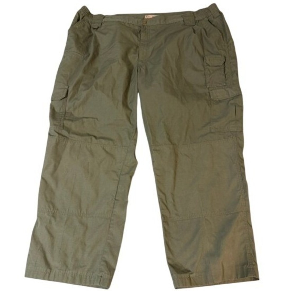 5.11 Tactical Cargo Pants Mens Size 52 Green Ripstop TDU Work Utility Trousers